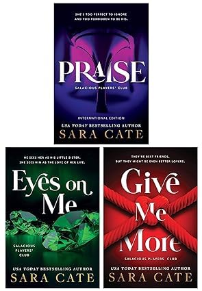 Salacious Players' Club 3 Books Collection Set by Sara Cate - front cover of the full paperback set
