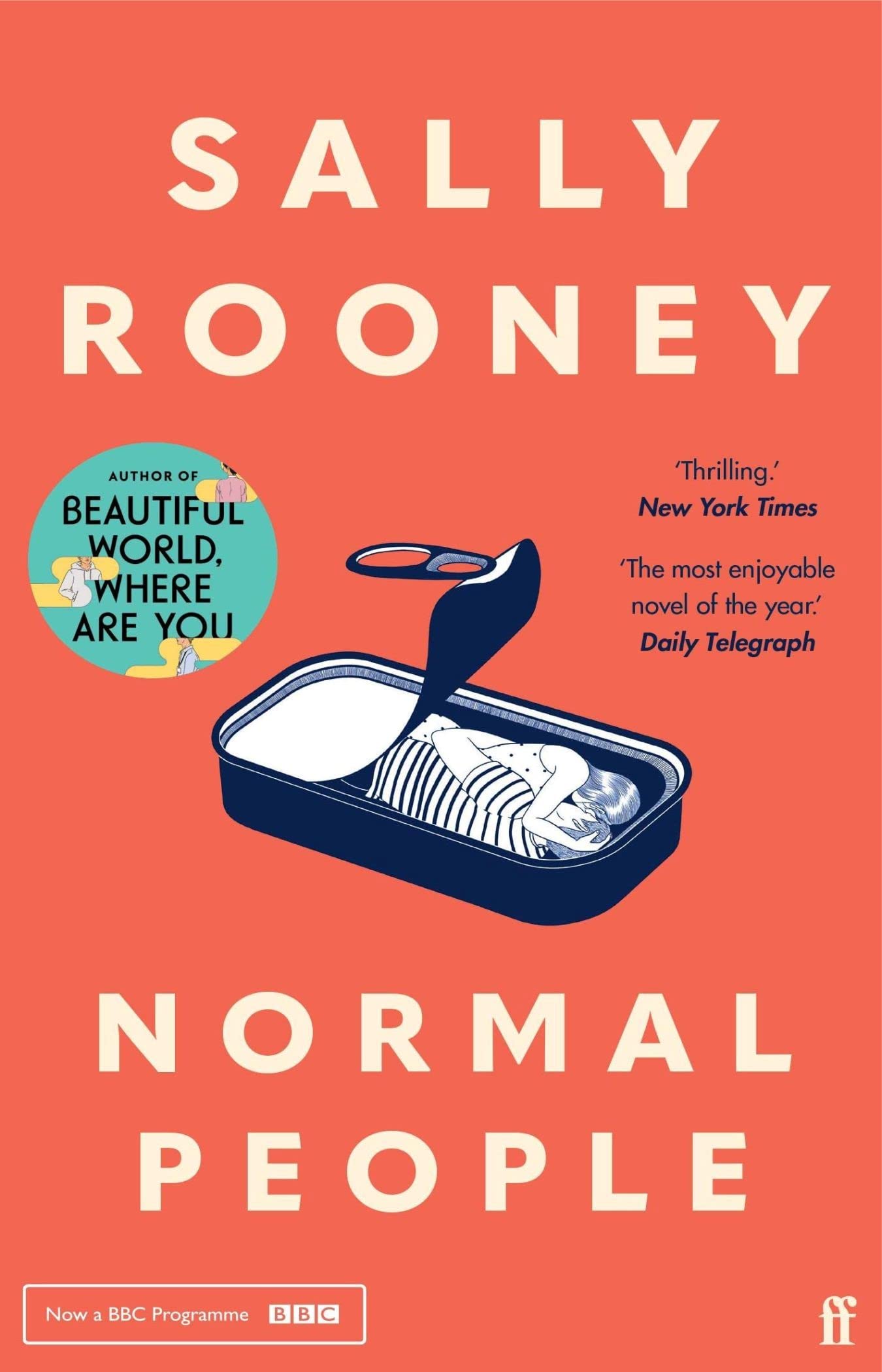 Front covers of the Sally Rooney paperback collection showing Normal People, Conversations with Friends, Mr Salary, and Beautiful World Where Are You.