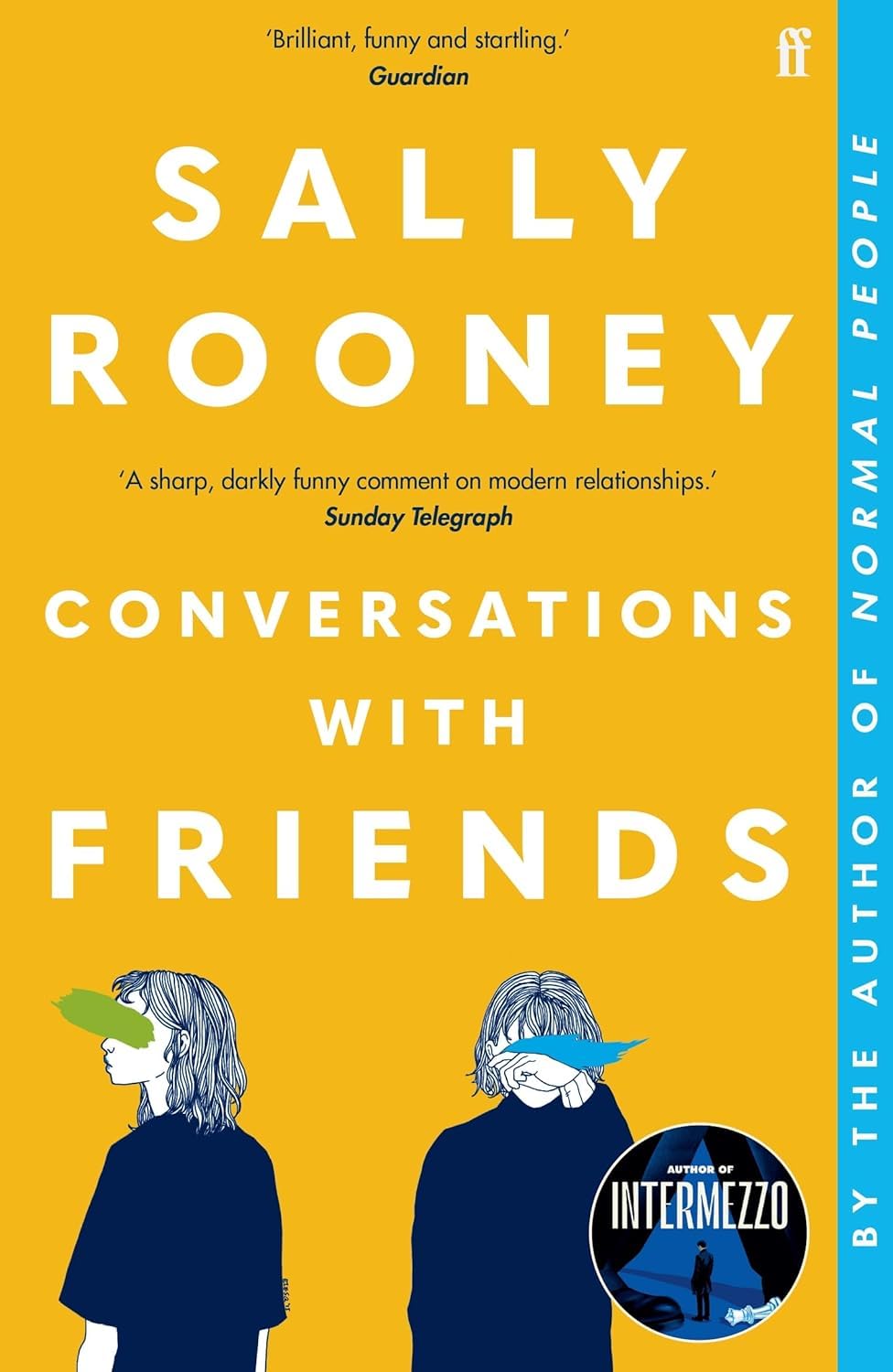 Sally Rooney Conversations with Friends paperback front cover - part of the 4 book Sally Rooney collection