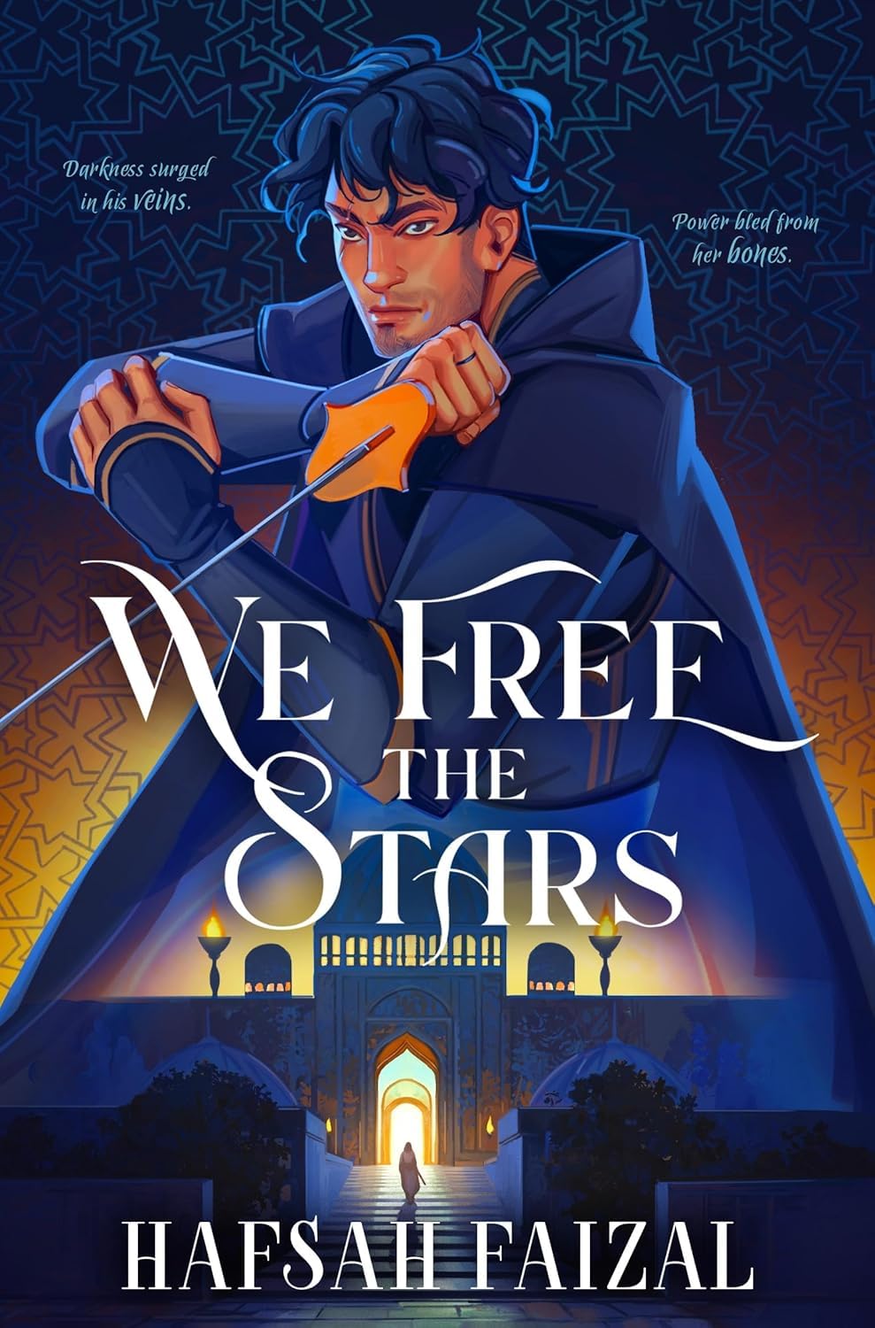 A Tempest of Tea and A Steeping of Blood paperback covers from the Blood and Tea series by Hafsah Faizal