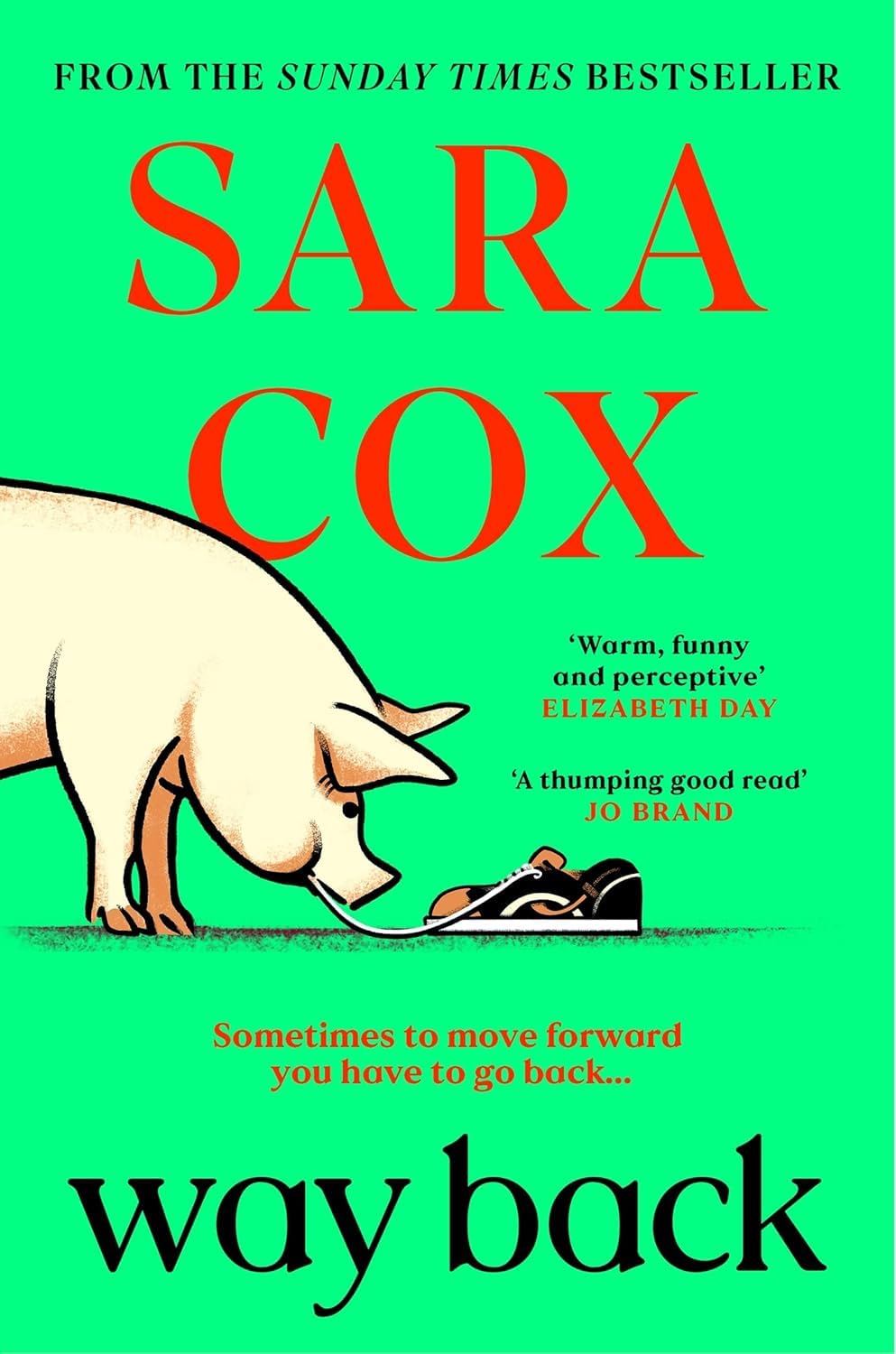Thrown by Sara Cox paperback front cover, Sunday Times bestselling fiction novel