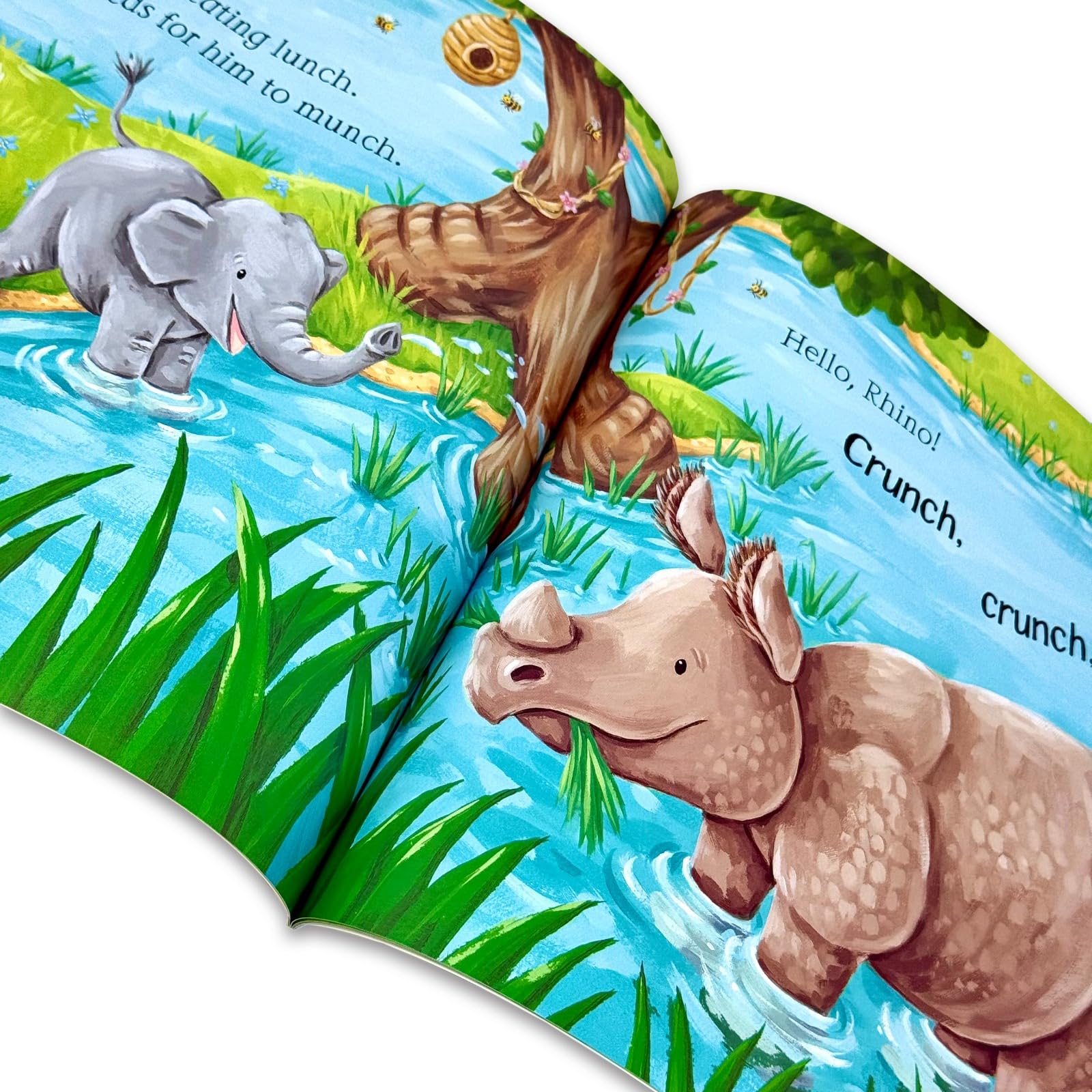 Say Hello to the Baby Animals paperback book cover from the Ian Whybrow Say Hello series