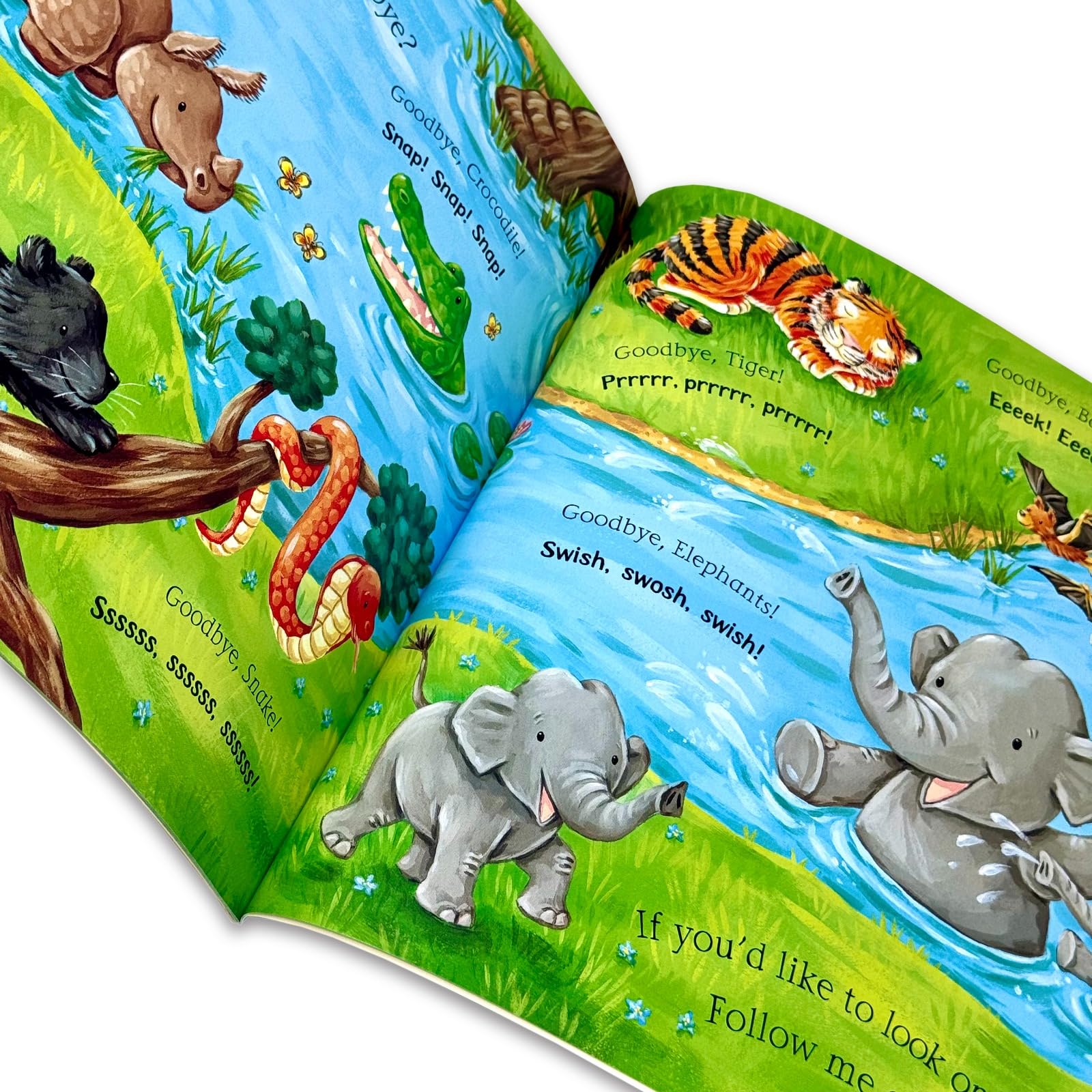Say Hello to the Animals paperback book cover from the Ian Whybrow Say Hello series