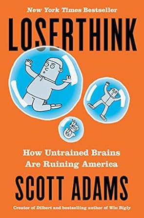 Back cover detail of the Scott Adams nonfiction 2-book set showing Loserthink and How to Fail at Almost Everything and Still Win Big
