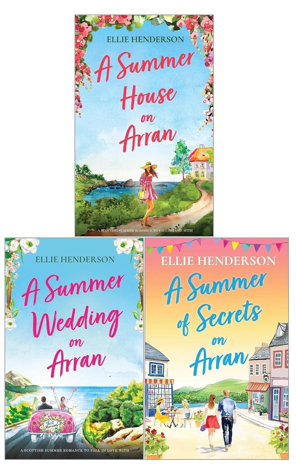 Back cover synopsis of A Summer Wedding on Arran paperback by Ellie Henderson