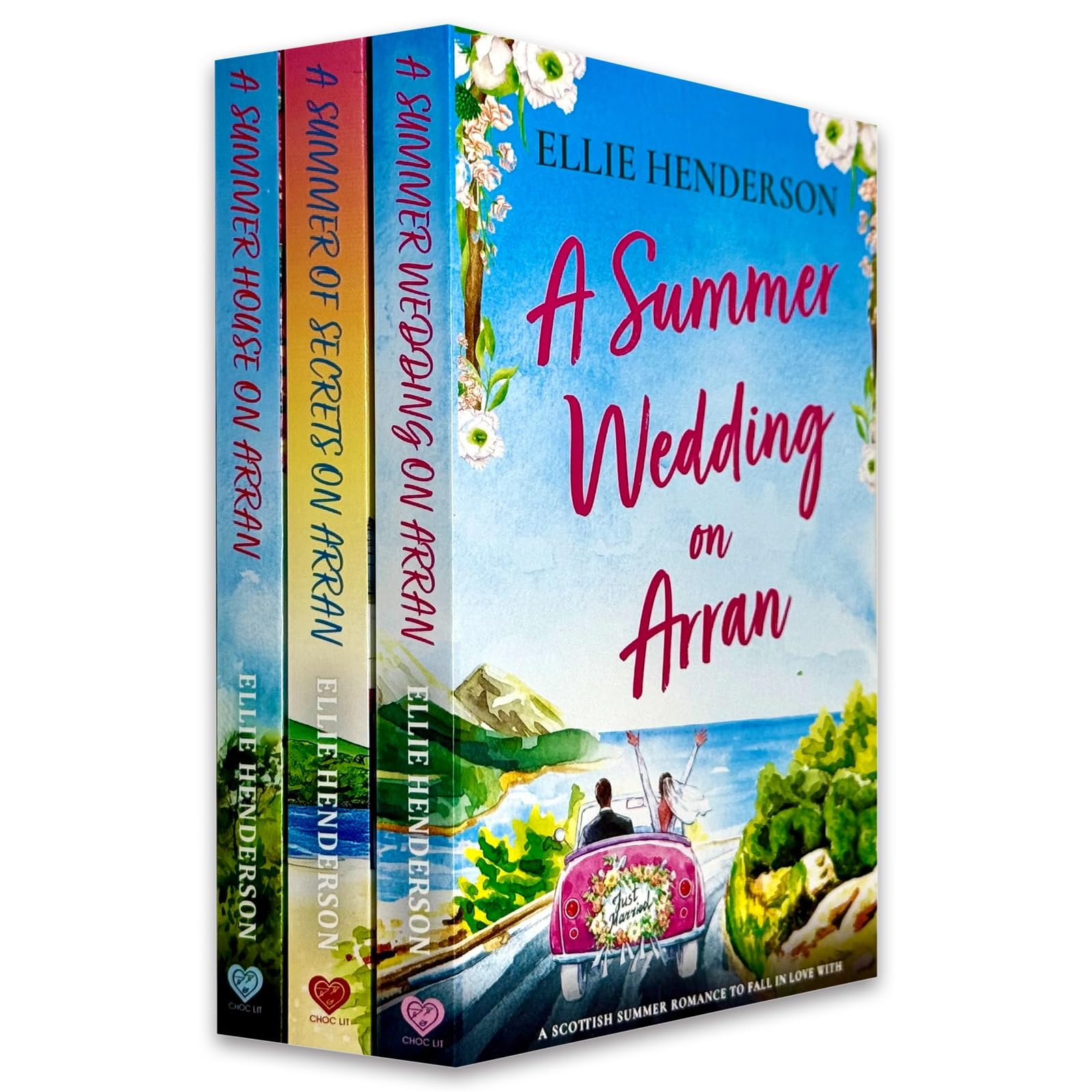 A Summer Wedding on Arran by Ellie Henderson - Scottish Romances paperback front cover