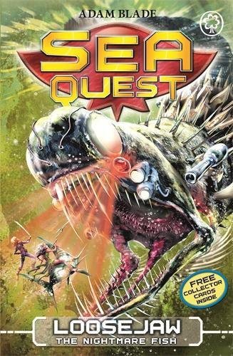 Stack of all eight Sea Quest paperback books, Books 25-32, showing spines side by side