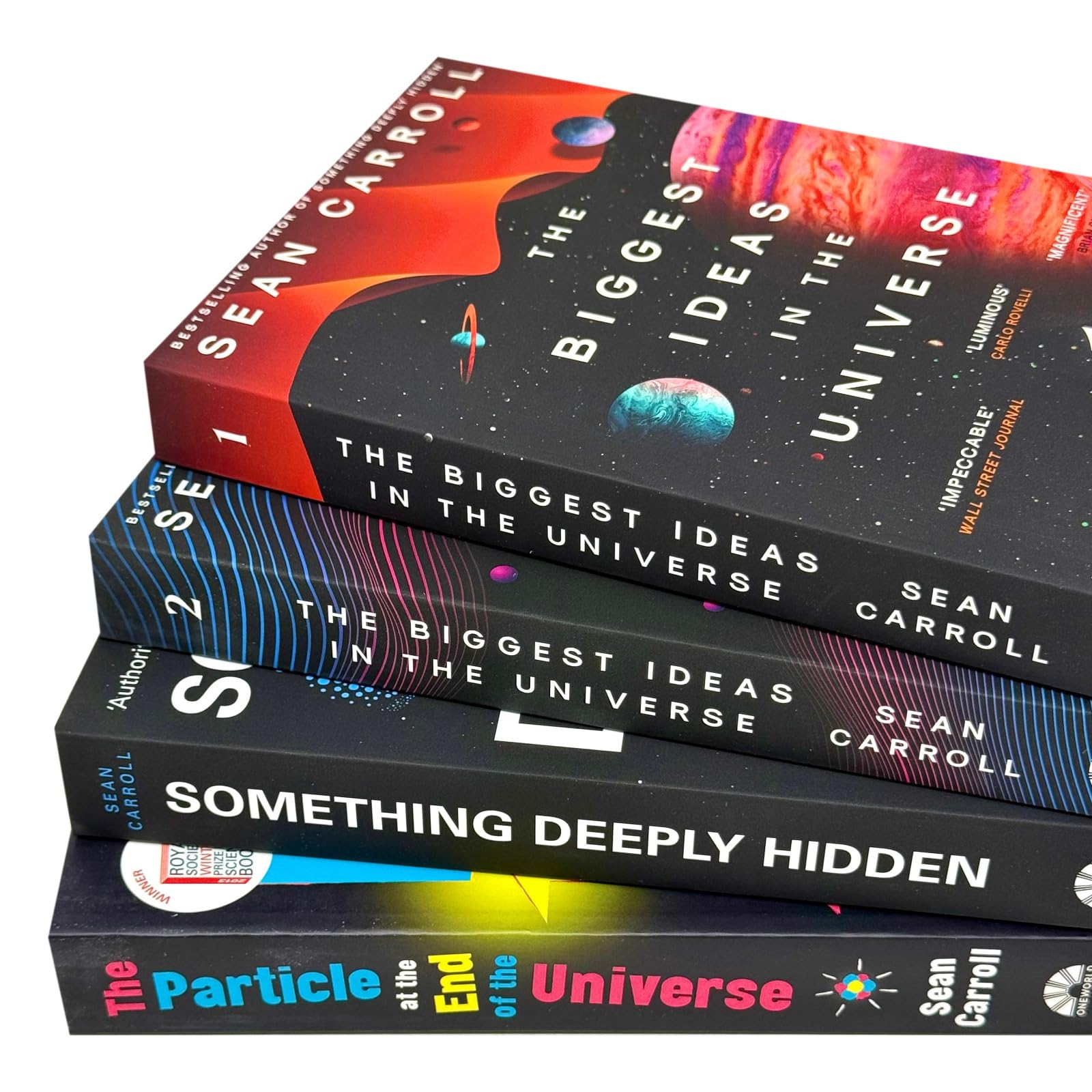 The Biggest Ideas in the Universe: Quanta and Fields by Sean Carroll paperback front cover