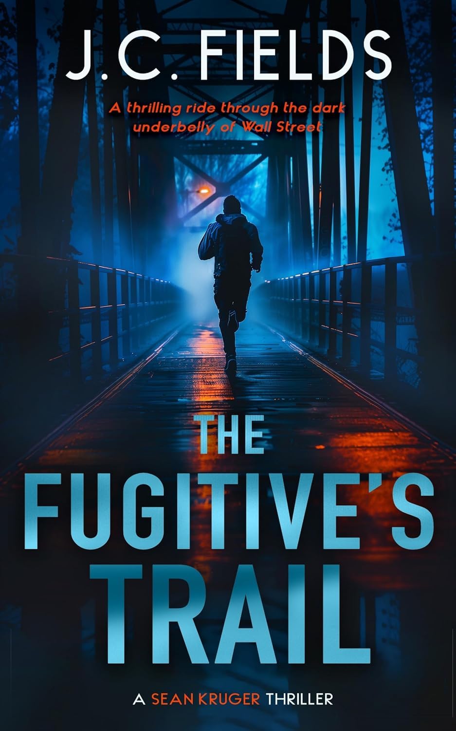 The Fugitive's Trail and Assassin's Trail paperback covers from the Sean Kruger Series by J.C. Fields