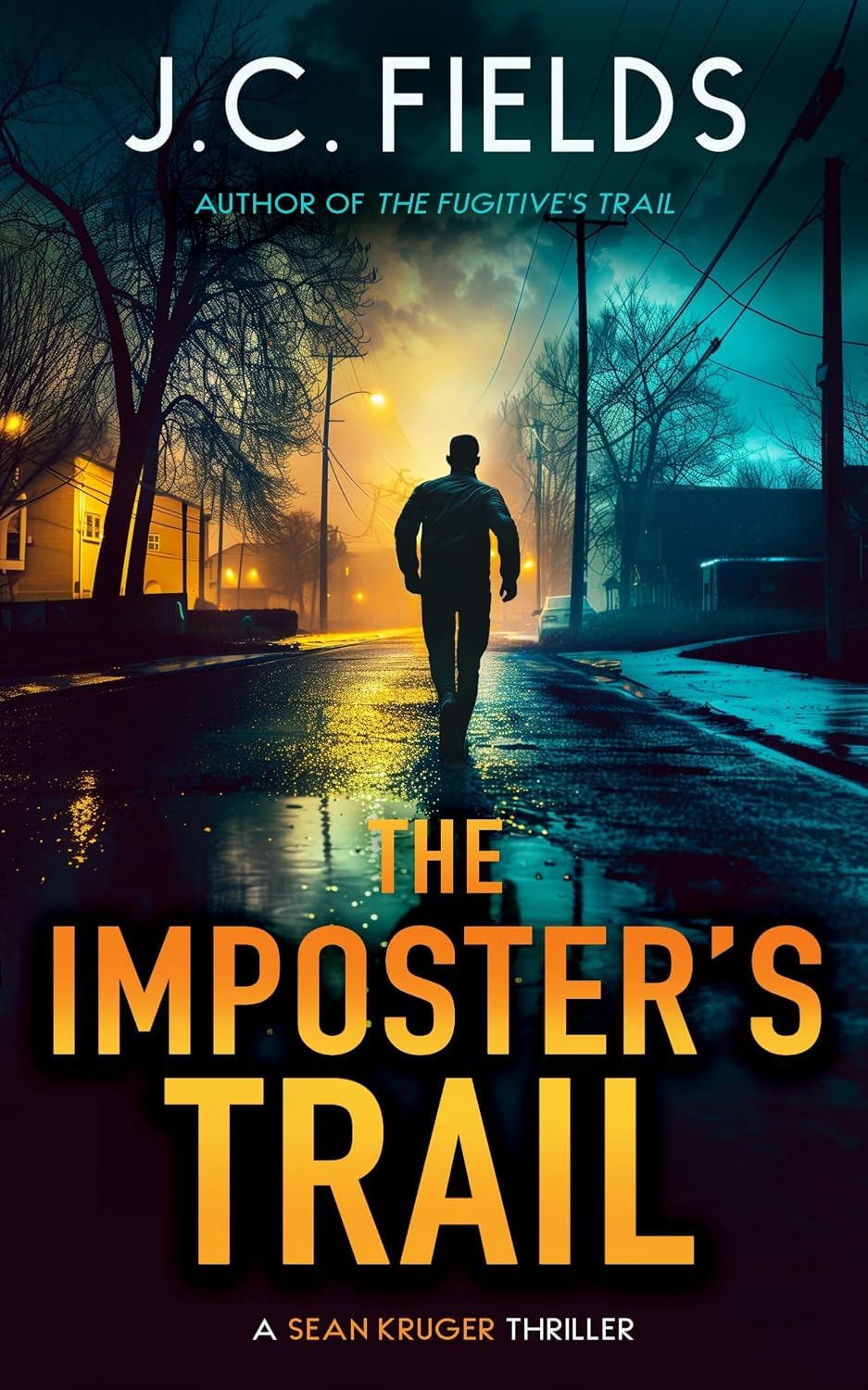 The Money Trail and Dark Trail paperback covers from the Sean Kruger Series by J.C. Fields