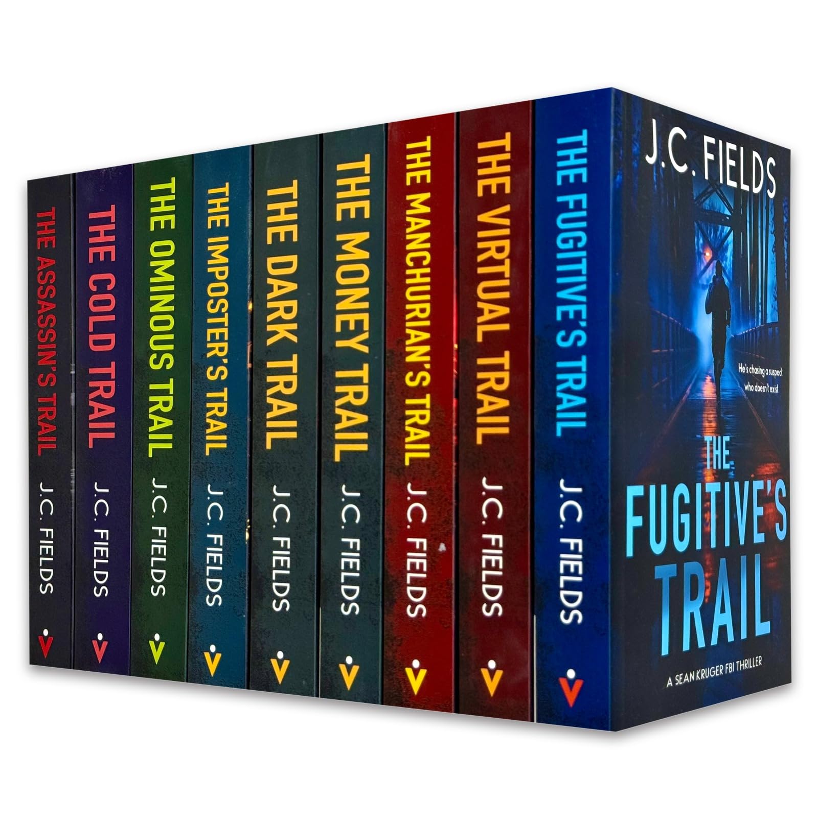 The Sean Kruger Series 9 Books Collection Set by J.C. Fields - front cover of the paperback box set