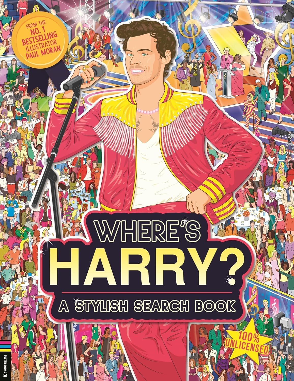 Where's Taylor? by Paul Moran - front cover of the sensational search and find paperback book