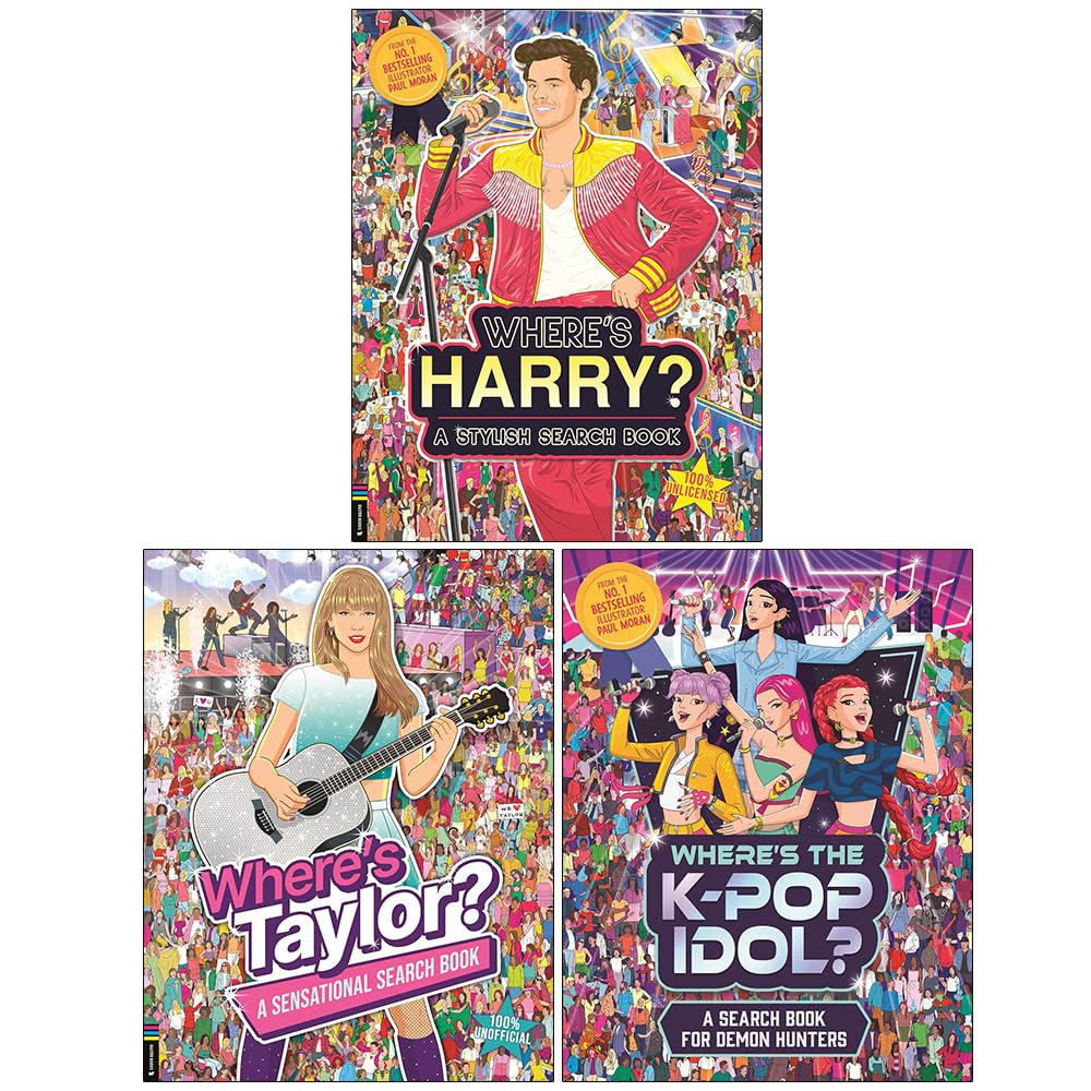Search and Find Activity Collection by Paul Moran - front cover of Where's Harry? paperback search and find book