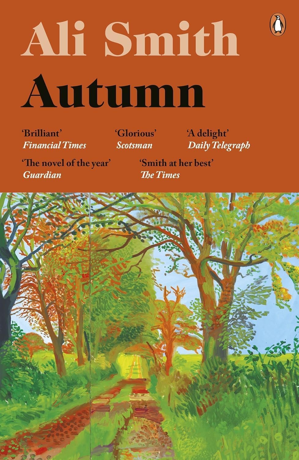Seasonal Quartet by Ali Smith - front cover of Winter paperback novel