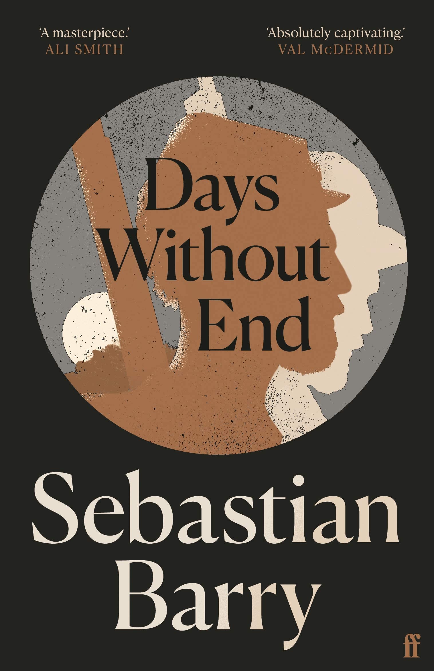 Back cover and synopsis of Days Without End by Sebastian Barry, paperback edition