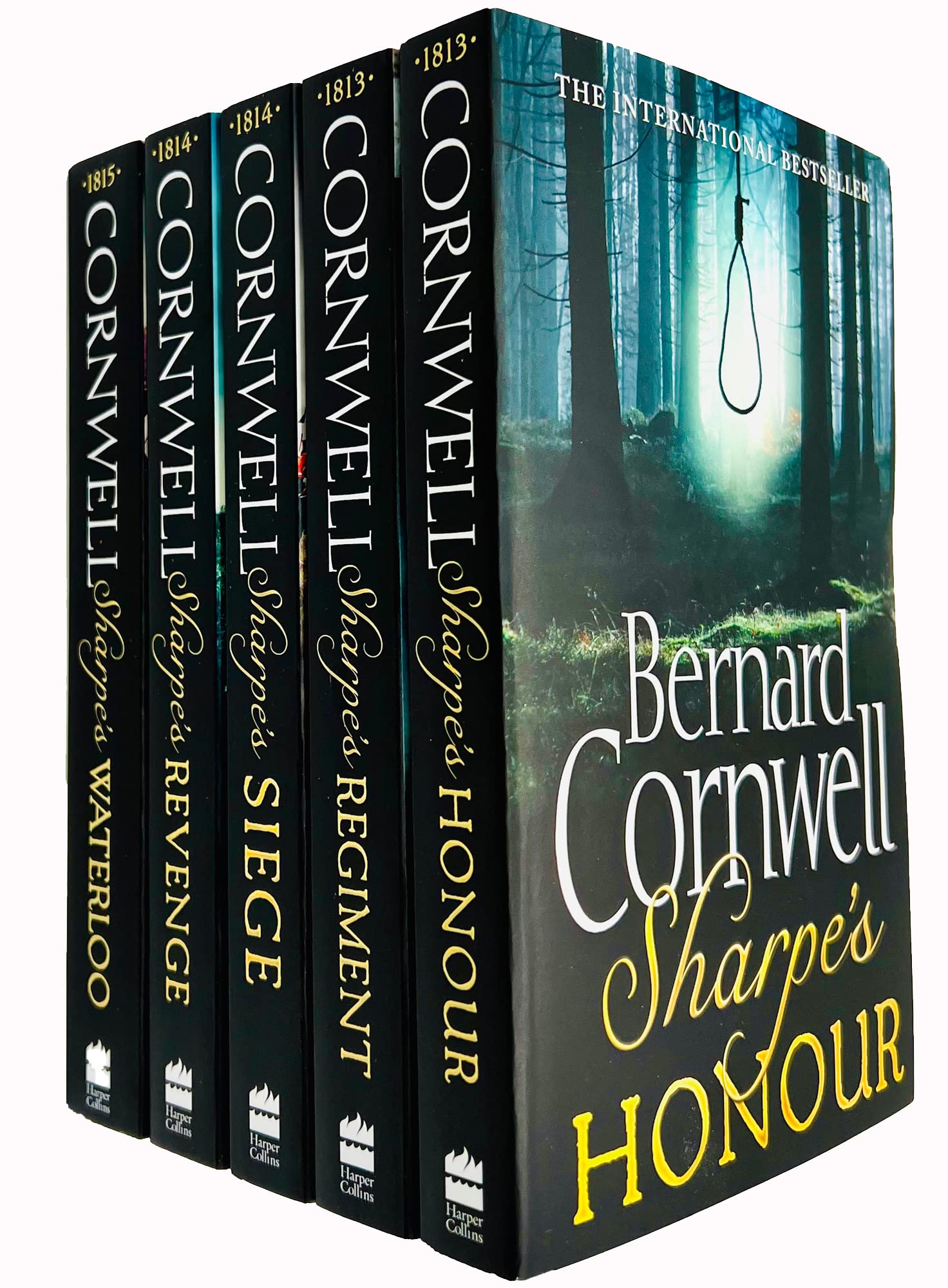Sharpe Series 5 Books Collection Set - inside page spread of Bernard Cornwell paperback novel