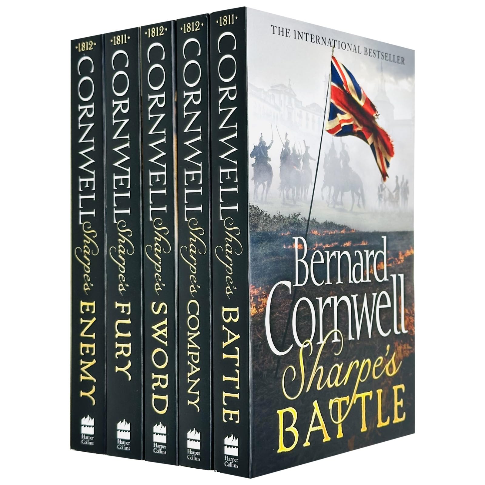 Sharpe Series 5 Books Collection Set by Bernard Cornwell paperback front cover - Sharpe's Fury