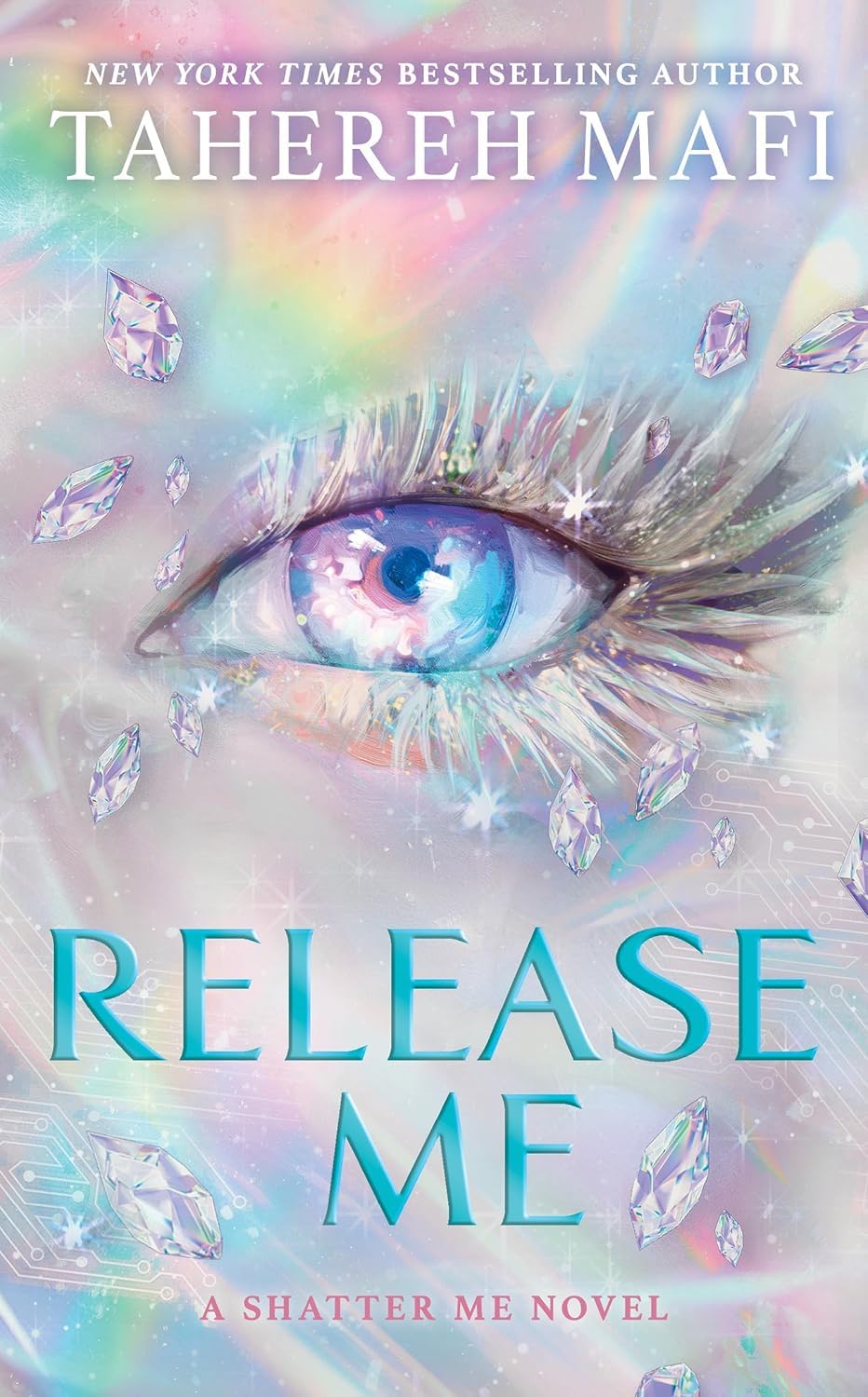 Escape Me hardcover front cover, book three in the Shatter Me: The New Republic series by Tahereh Mafi