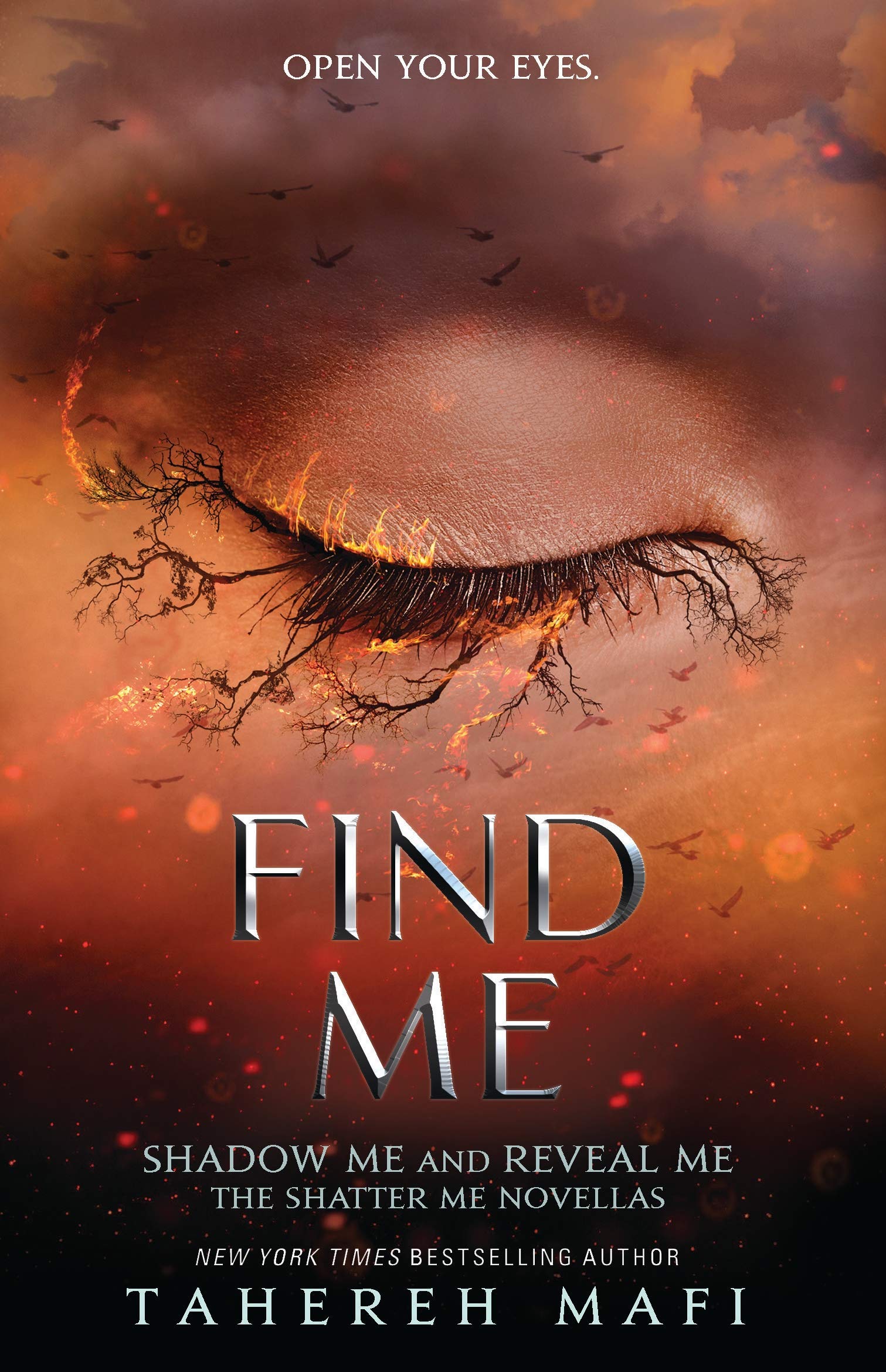 Close-up of Shatter Me and Unravel Me paperback covers from the Tahereh Mafi young adult collection set.