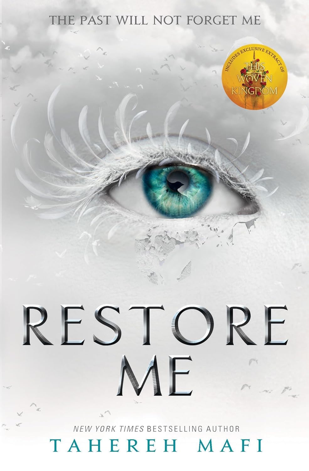 Shatter Me Series by Tahereh Mafi paperback book set, colorful cover artwork for the young adult dystopian saga.