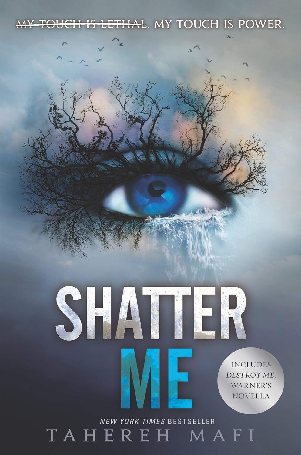 Full 9-book Shatter Me paperback set by Tahereh Mafi displayed together for young adult readers.