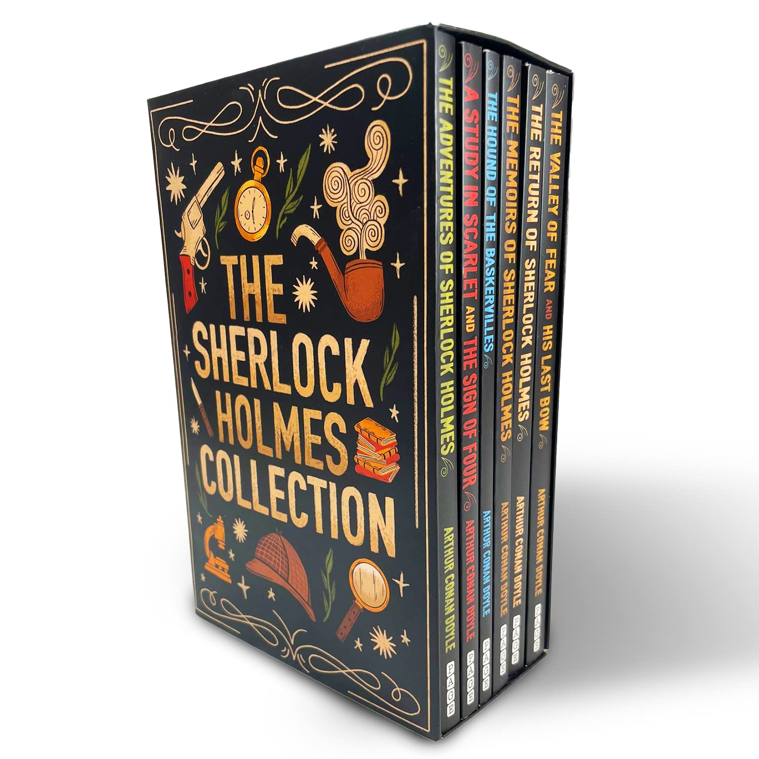 The Sherlock Holmes Collection 6 books paperback box set front cover by Arthur Conan Doyle