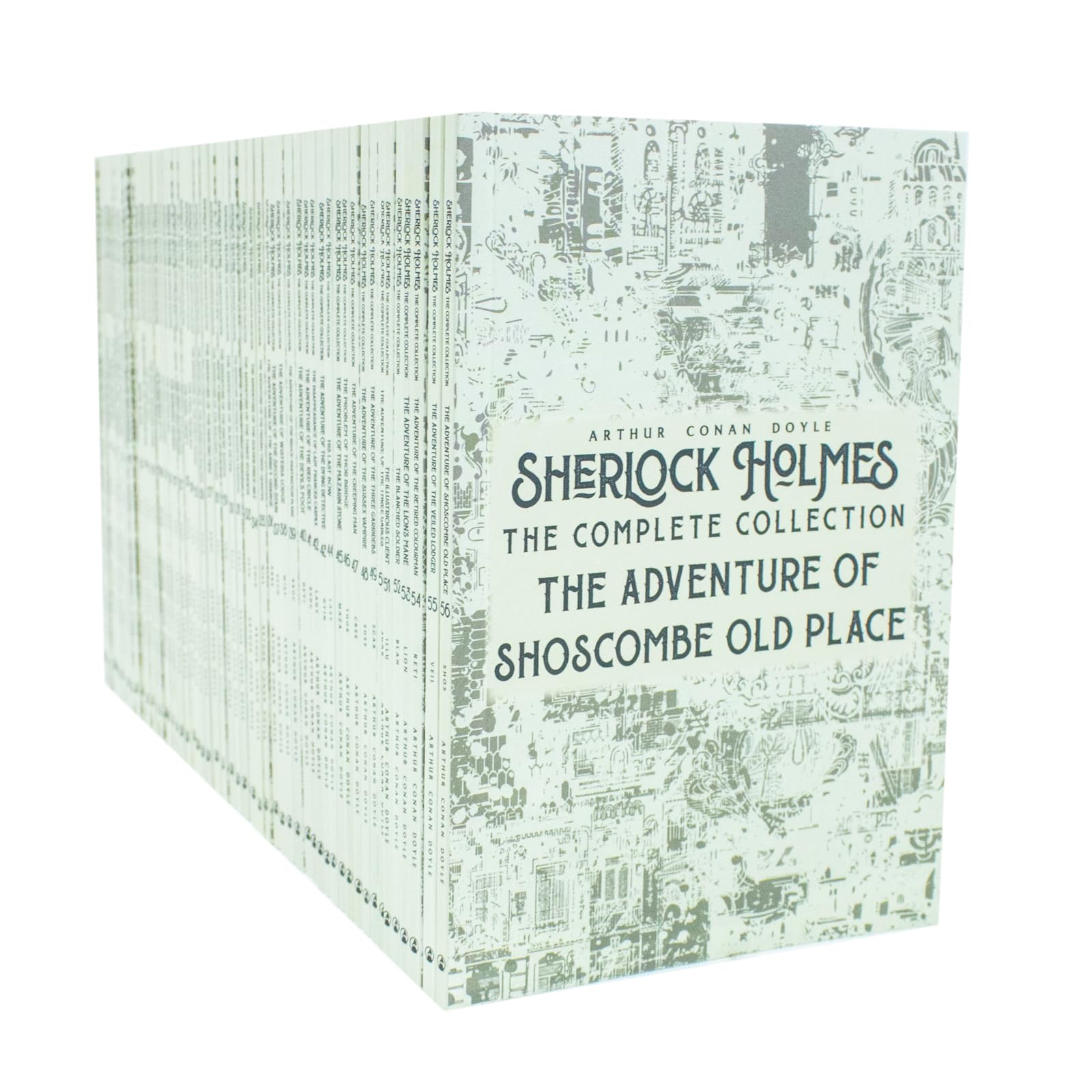 Additional interior page view of the Sherlock Holmes Complete Short Stories Collection paperback by Arthur Conan Doyle.