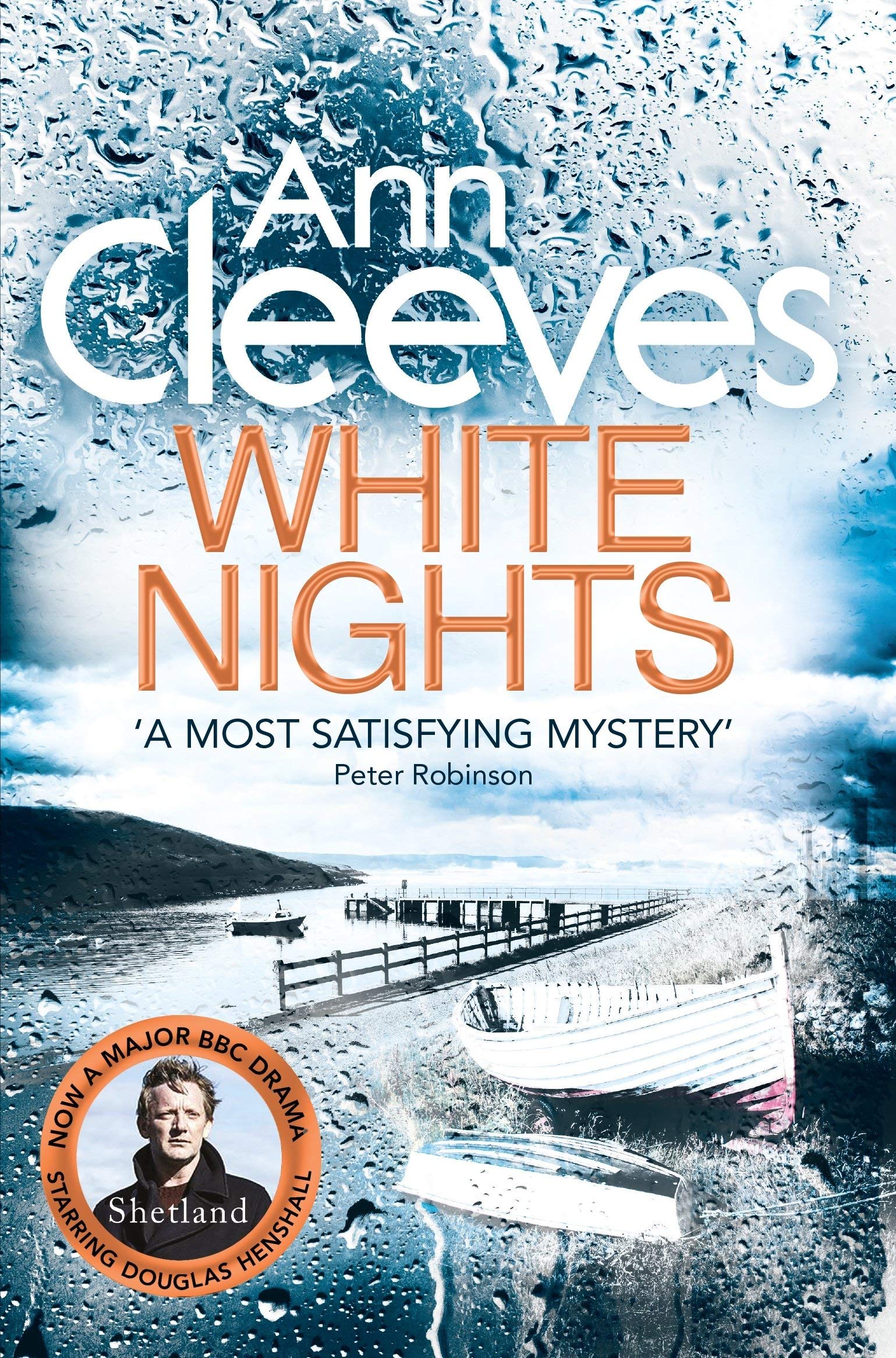 Blue Lightning paperback cover, book 4 in Ann Cleeves' Shetland crime series