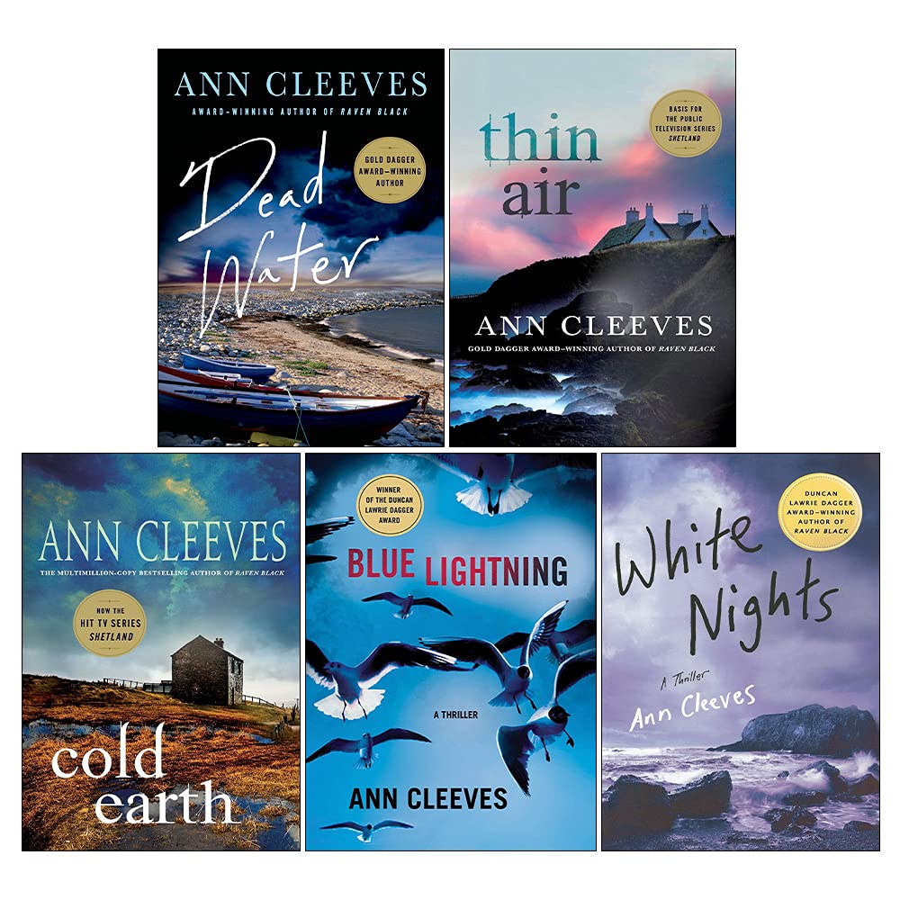Front cover of White Nights by Ann Cleeves, Shetland series paperback book 2 featuring Detective Jimmy Perez