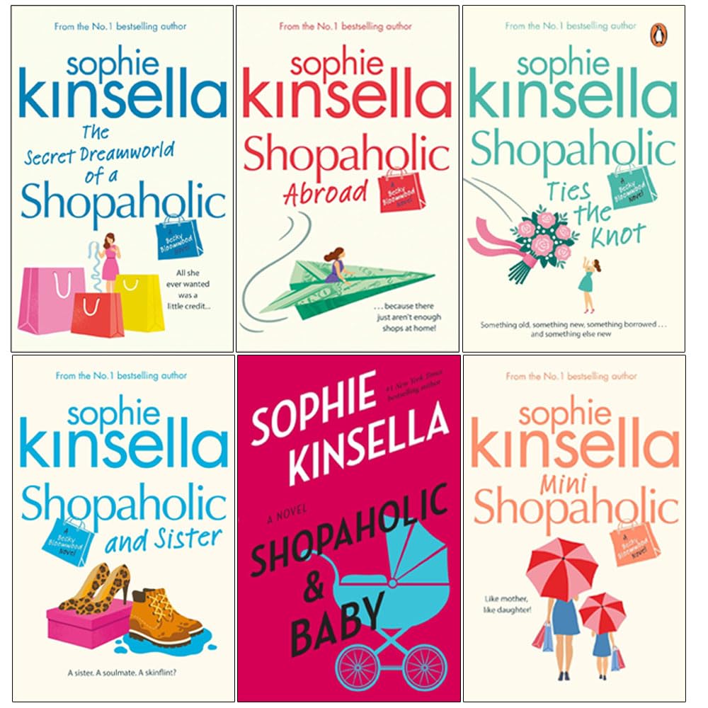 Shopaholic Series by Sophie Kinsella 6 Books Collection Set paperback - front cover of the boxed set