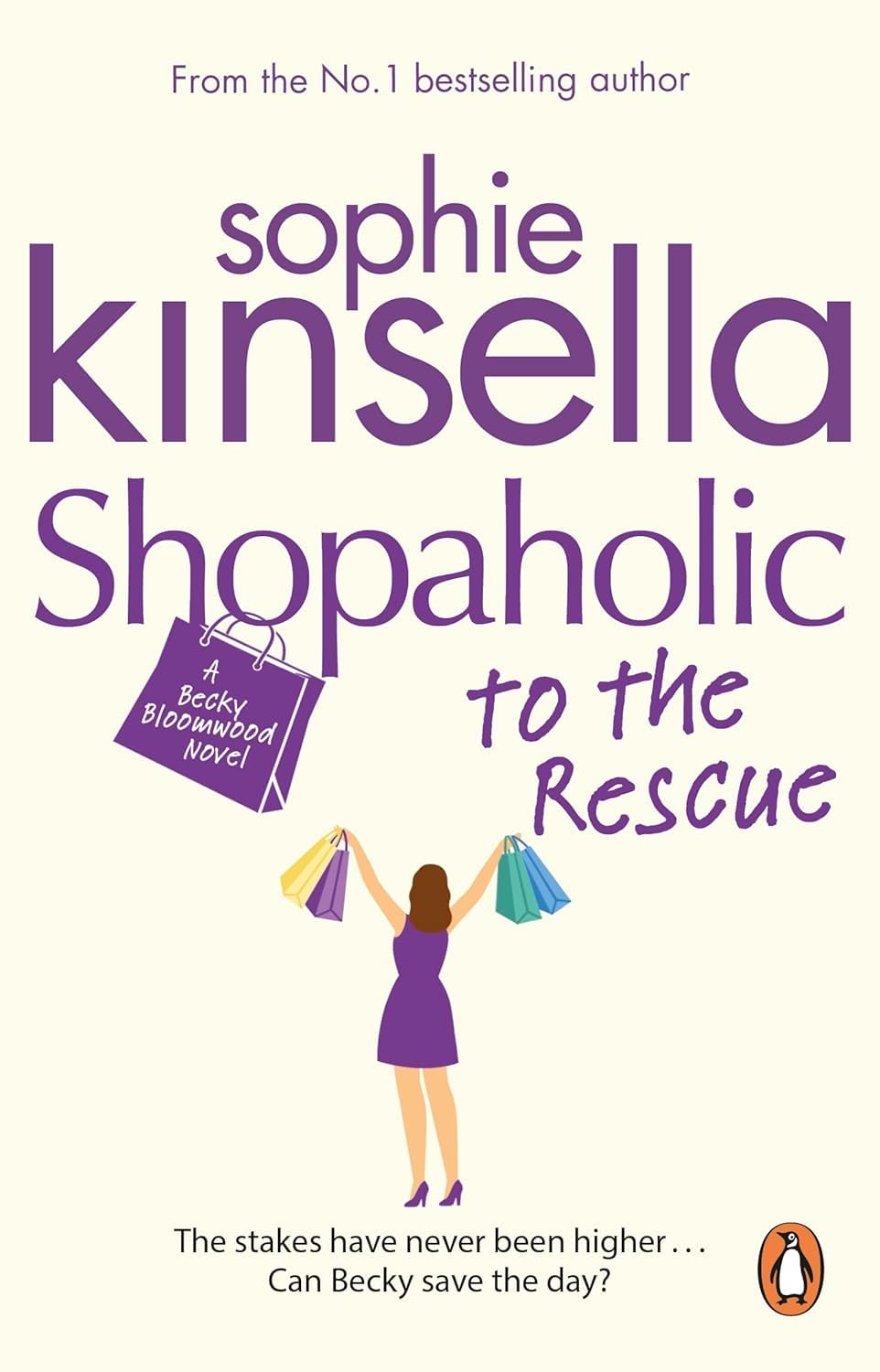 Shopaholic series 8-book paperback set spines showing all titles from The Secret Dreamworld of a Shopaholic to Shopaholic to the Rescue