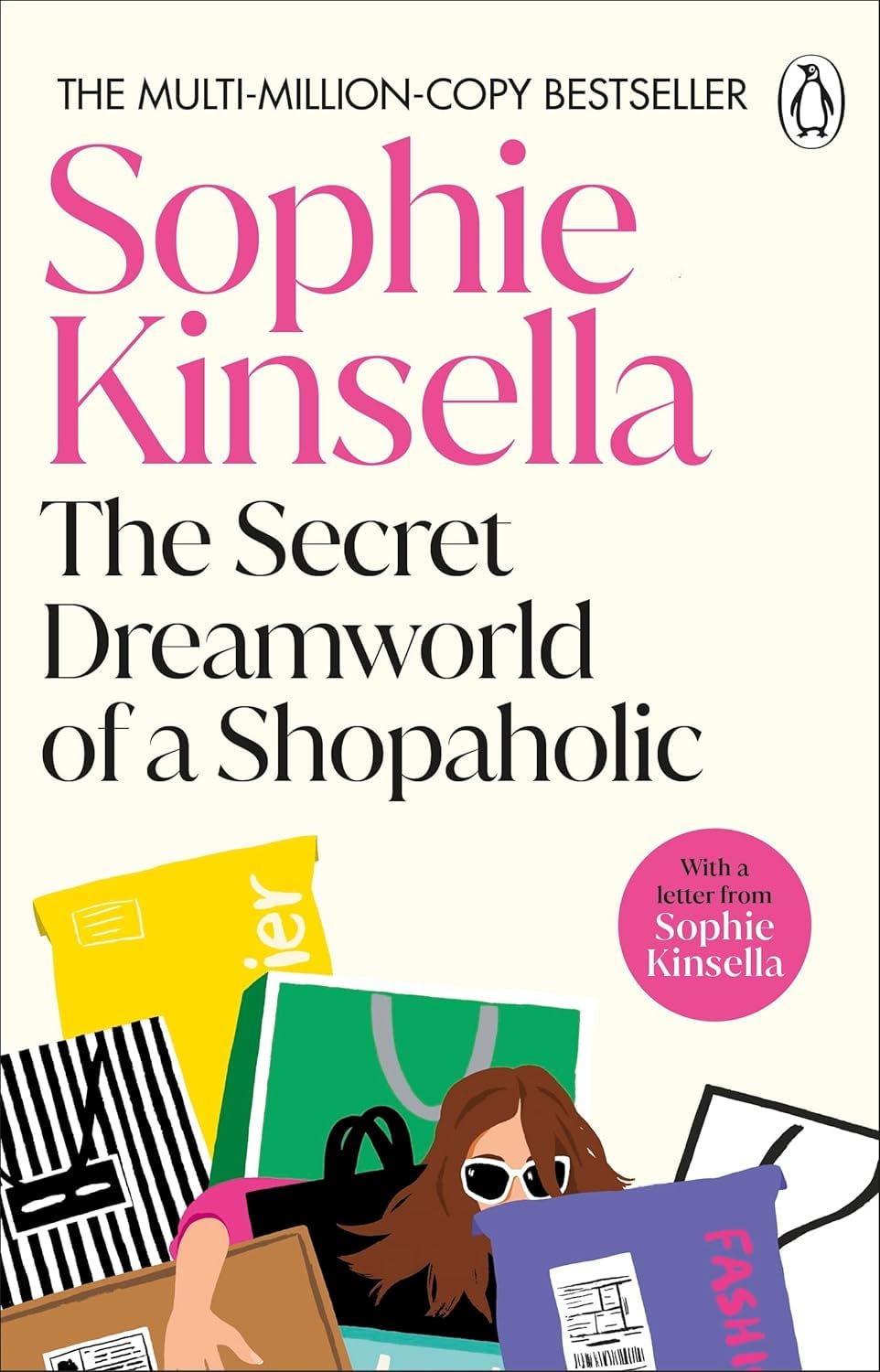 Full stack of all 8 Shopaholic paperback books by Sophie Kinsella displayed together