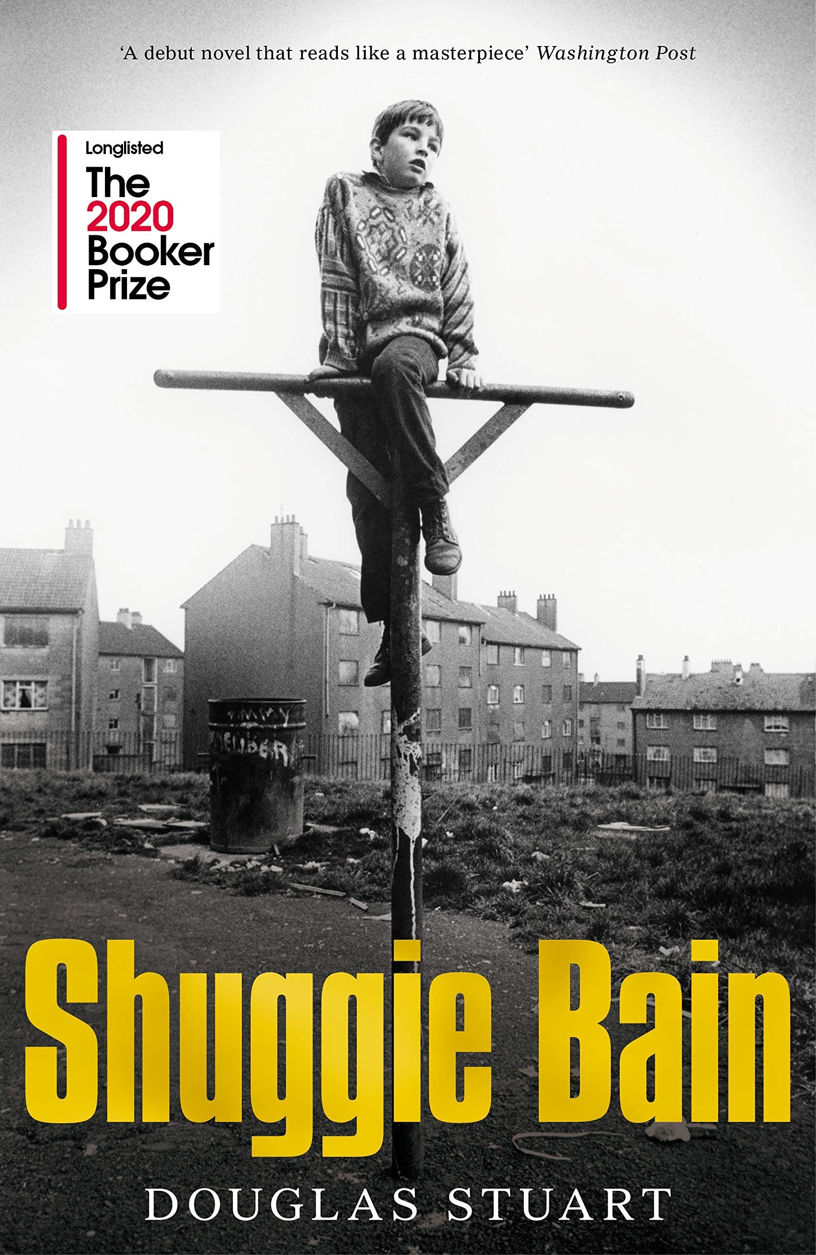 Back cover synopsis and reviews for Shuggie Bain and How Much of These Hills Is Gold paperback set