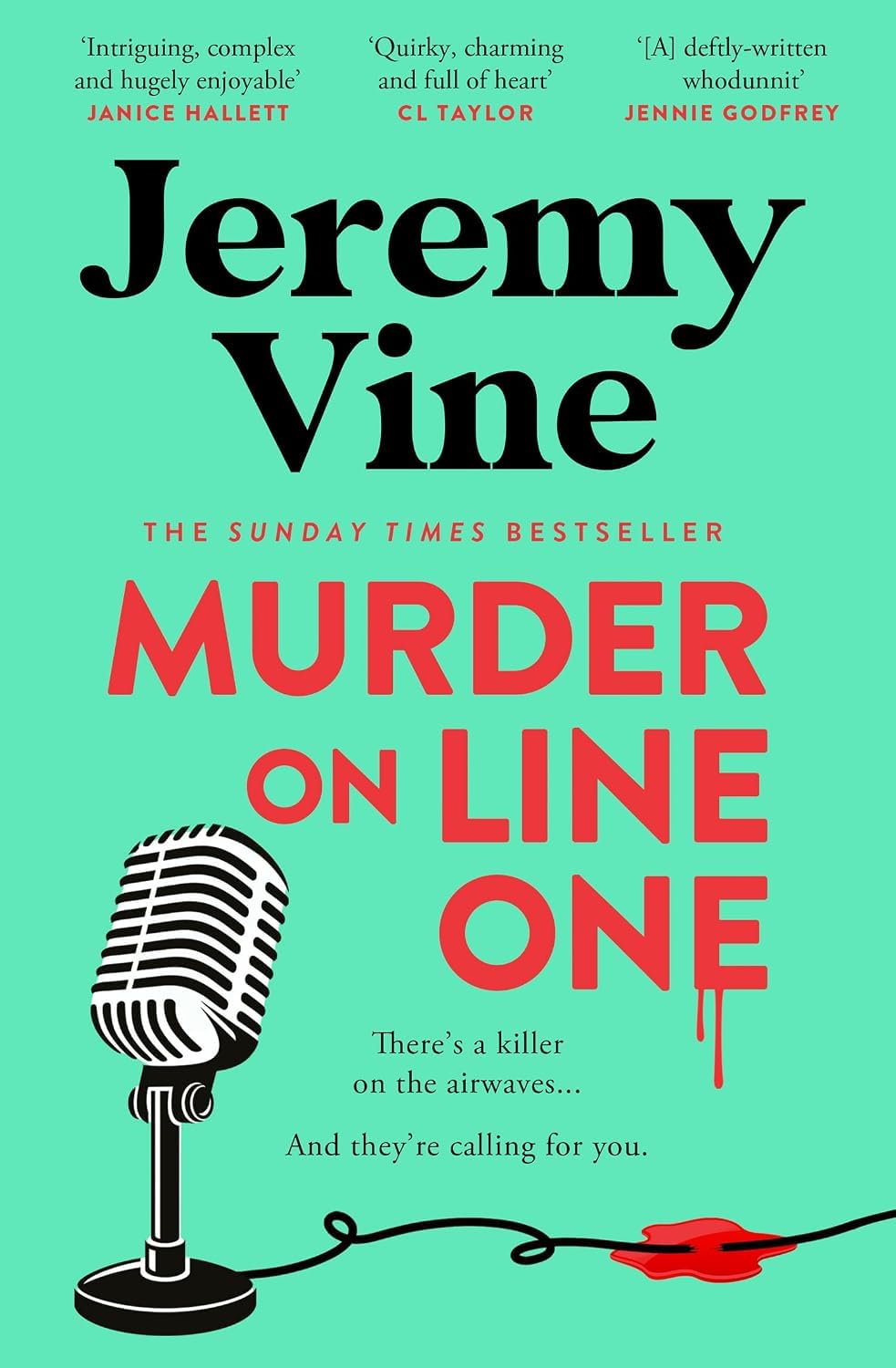 Turn the Dial for Death by Jeremy Vine hardback front cover, Book 2 of The Sidmouth Murder Mysteries