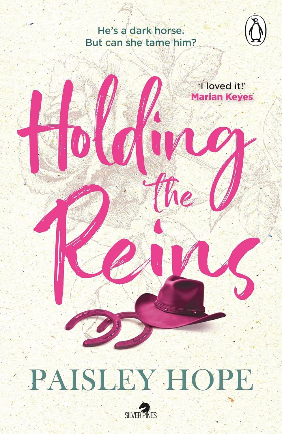 Holding the Reins by Paisley Hope - front cover of Book 1 in the Silver Pines Ranch paperback series