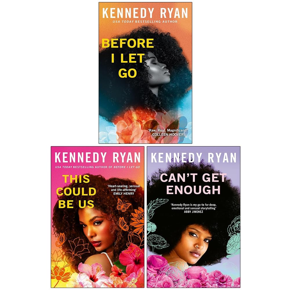 Skyland Series by Kennedy Ryan 3 Books Collection Set front covers - Before I Let Go, This Could Be Us, Can't Get Enough paperback romance