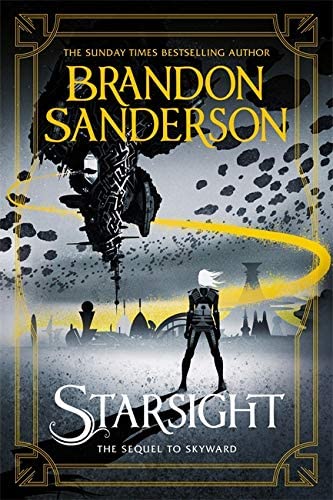 Starsight paperback book cover, second title in the Skyward trilogy collection set