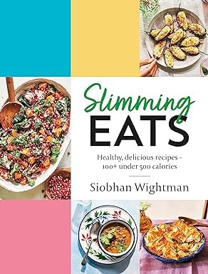 Slimming Eats Made Simple hardback by Siobhan Wightman - back cover with recipe description and ISBN details