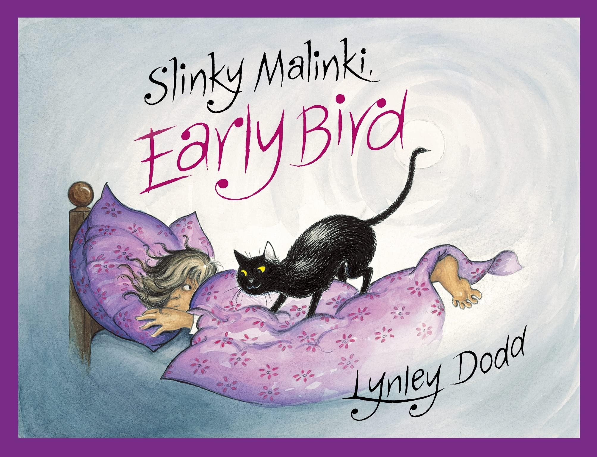 Slinky Malinki, Early Bird paperback cover from the Lynley Dodd 5 book collection set