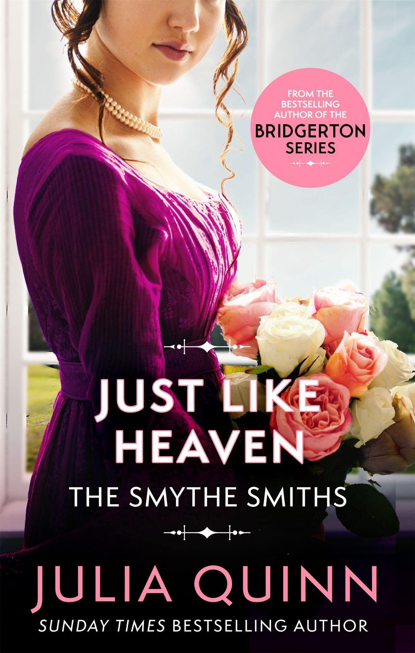 All four Smythe-Smith Quartet paperback books by Julia Quinn fanned out, displaying the full Regency romance collection.