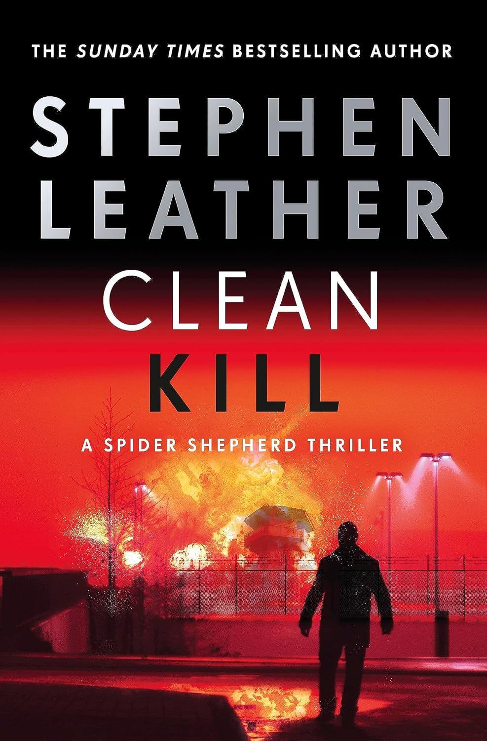 Spider Shepherd Thrillers 3-book paperback collection set by Stephen Leather fanned out together