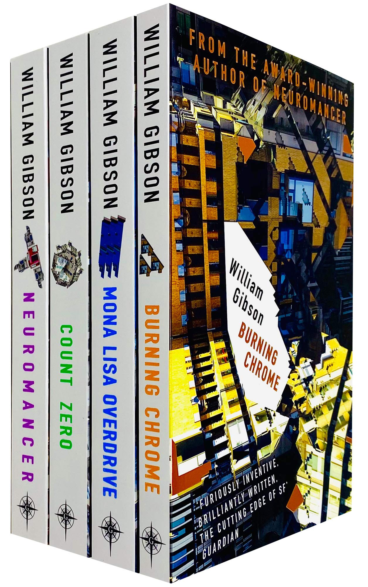 Sprawl Series 4 Books Collection Set by William Gibson - front cover of the paperback box set