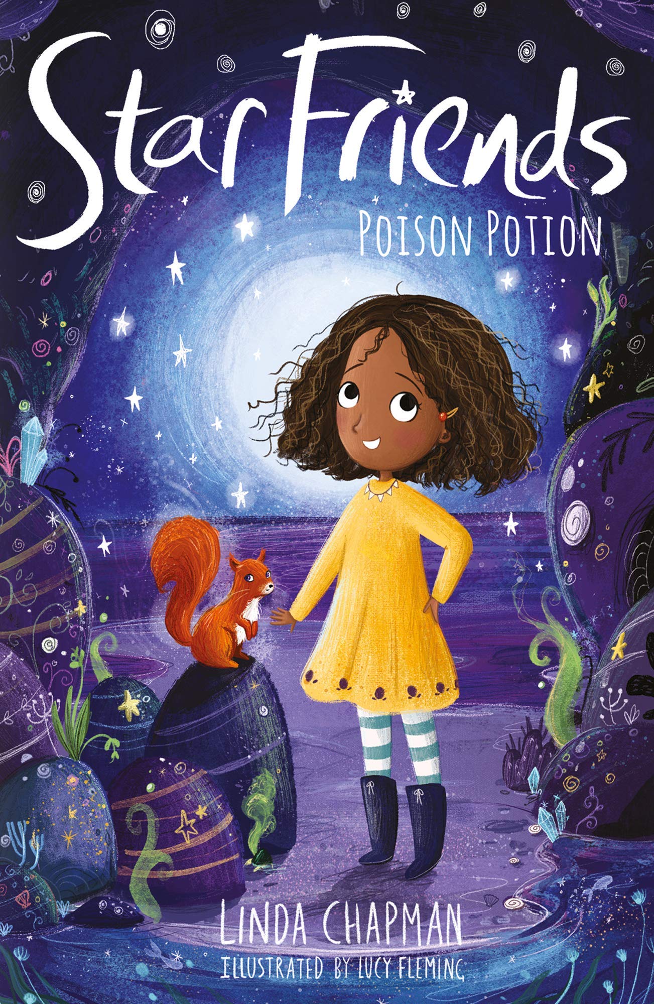 Star Friends series paperback book - back cover with story summary for young readers ages 7-9