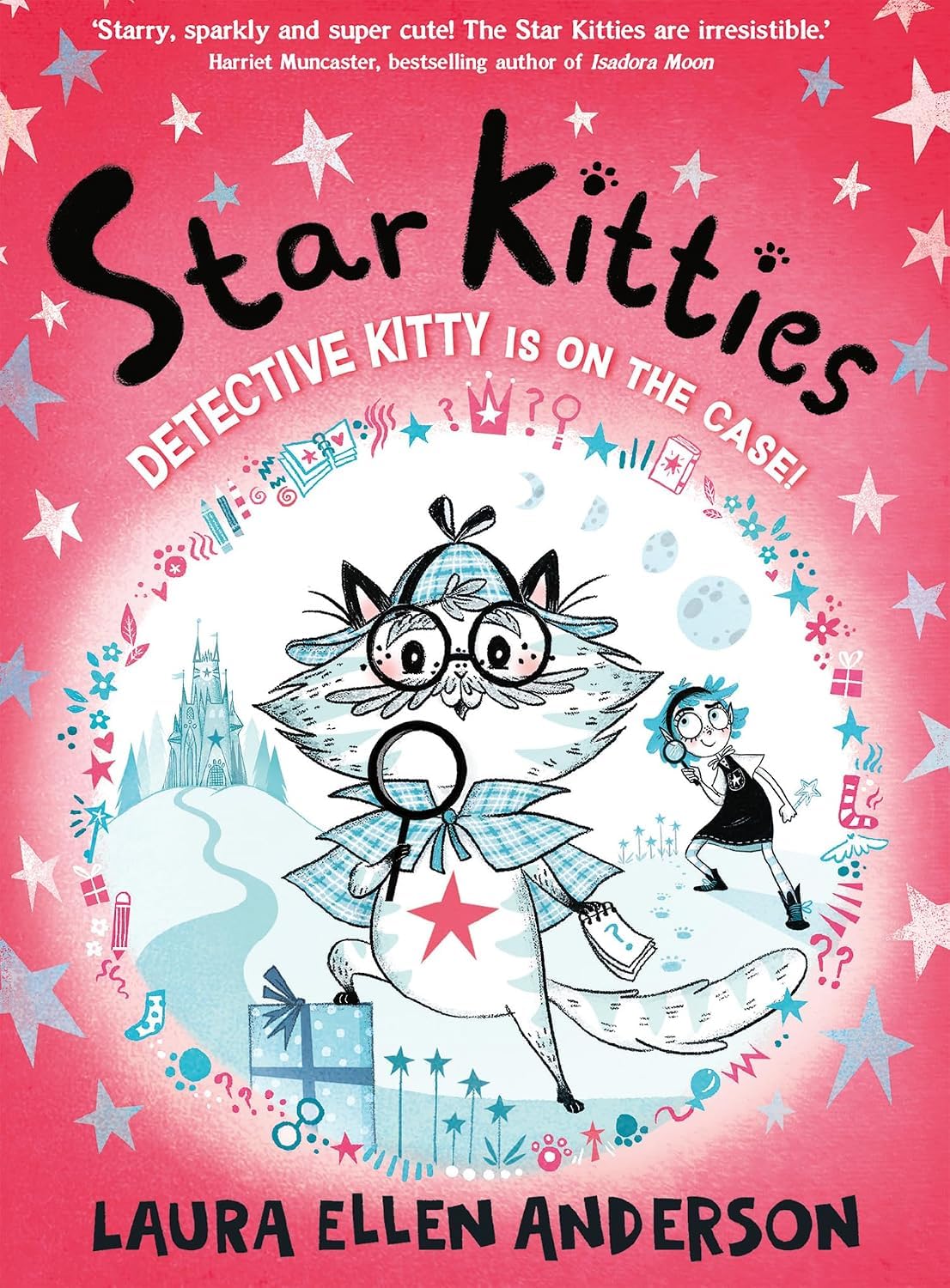 Forest Kitty and the Monster Surprise! paperback front cover, book 2 of the Star Kitties series by Laura Ellen Anderson