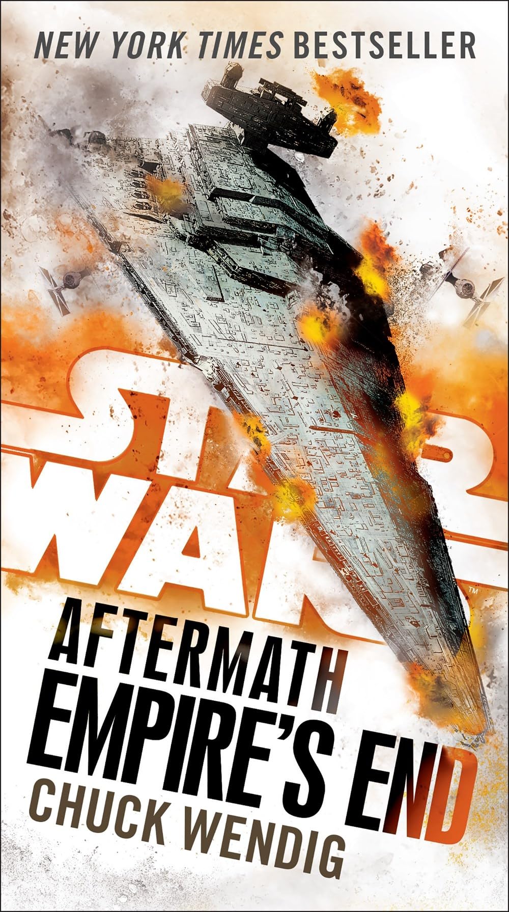 Star Wars Aftermath 3-book paperback collection by Chuck Wendig showing vibrant covers and spine designs side by side.