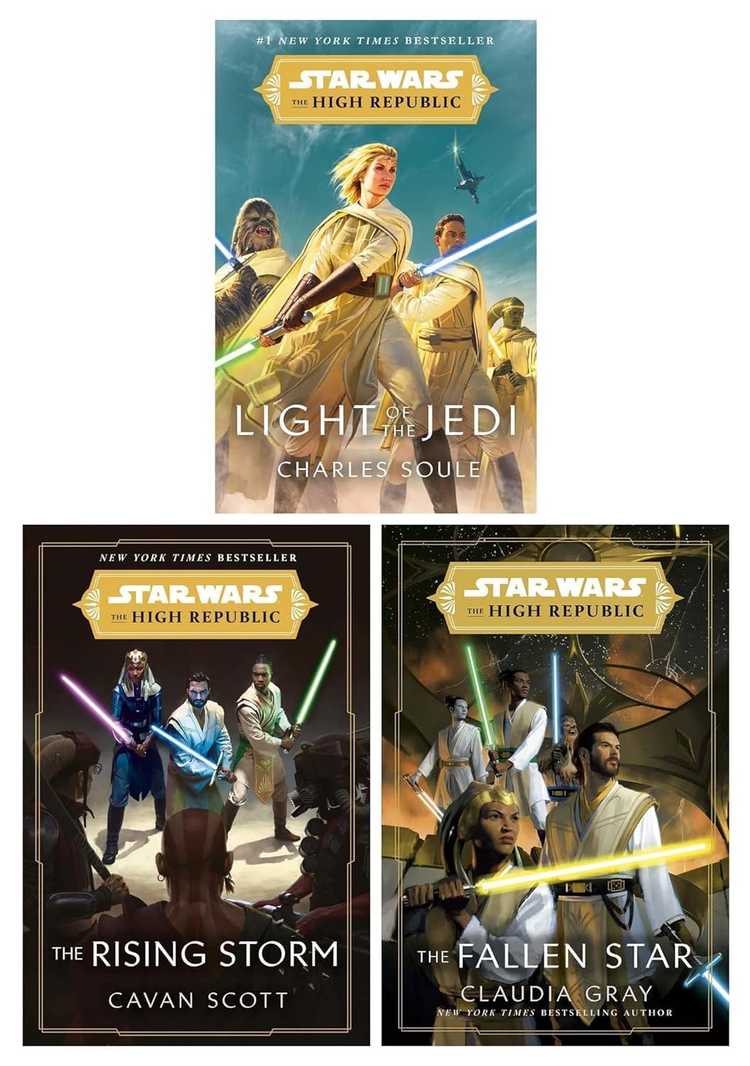 Close-up of the Star Wars: The Fallen Star paperback cover by Claudia Gray