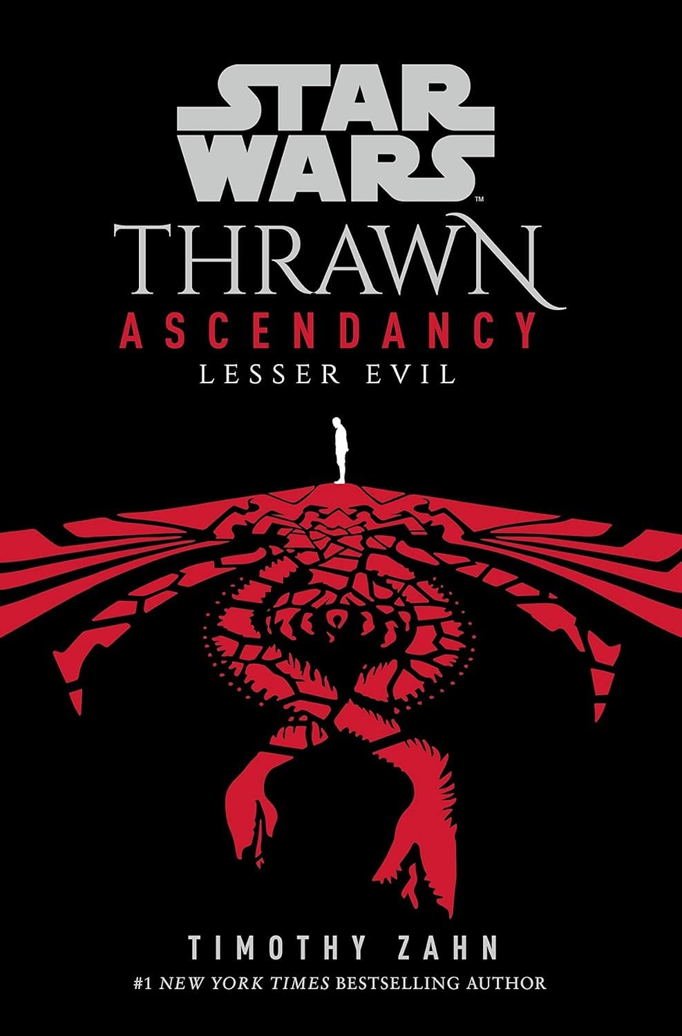 Stacked paperback books from the Star Wars: Thrawn Ascendancy trilogy by Timothy Zahn, showing the full 3-book collection set together.