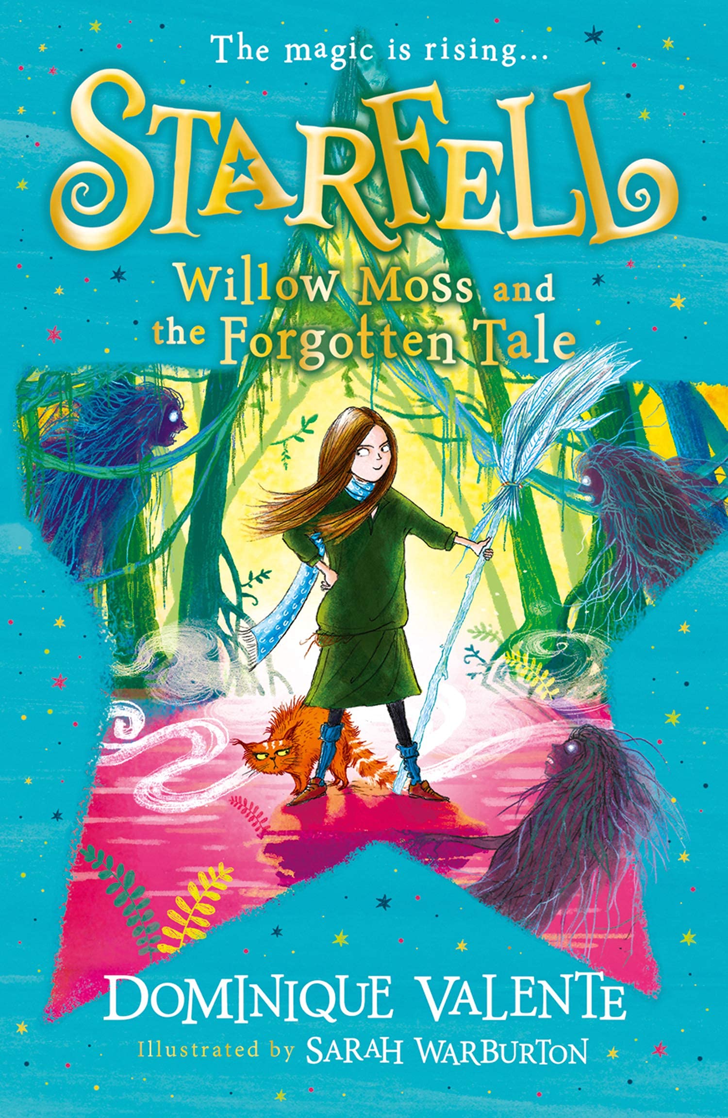 Starfell Willow Moss and the Magic Thief paperback front cover, book 4 in the Dominique Valente series