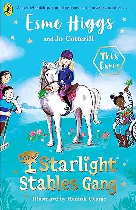 All three paperback books in the Starlight Stables Gang Collection Set fanned out together