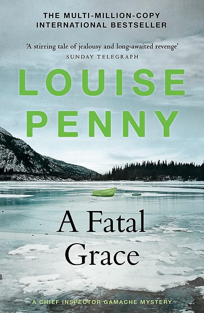 State of Terror and A Fatal Grace paperback books shown together as a 2-book fiction collection set